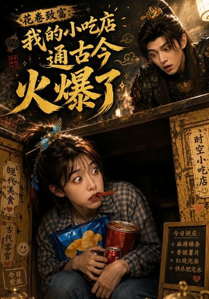 花卷致富：我的小吃店通古今火爆了（111集）火爆短剧来袭