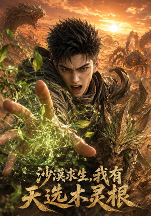 沙漠求生,我有天选木灵根（72集）短剧每日分享