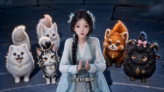 我靠撸猫撸狗成为大能（80集）短剧免费分享
