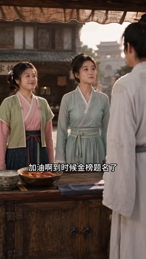 厨神穿越，摆摊竟治愈厌食太子（90集）一起看短剧